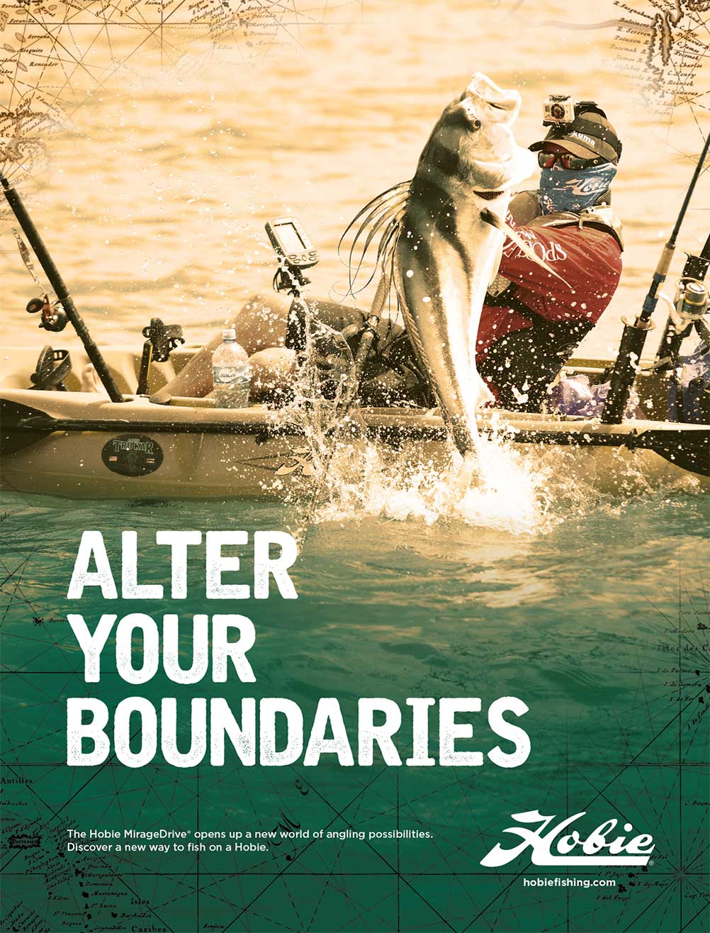 Hobie Fishing Ad by Bob Burks