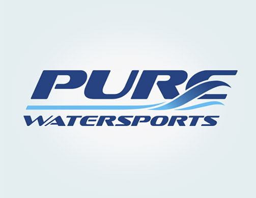 Pure Watersports logo by Bob Burks