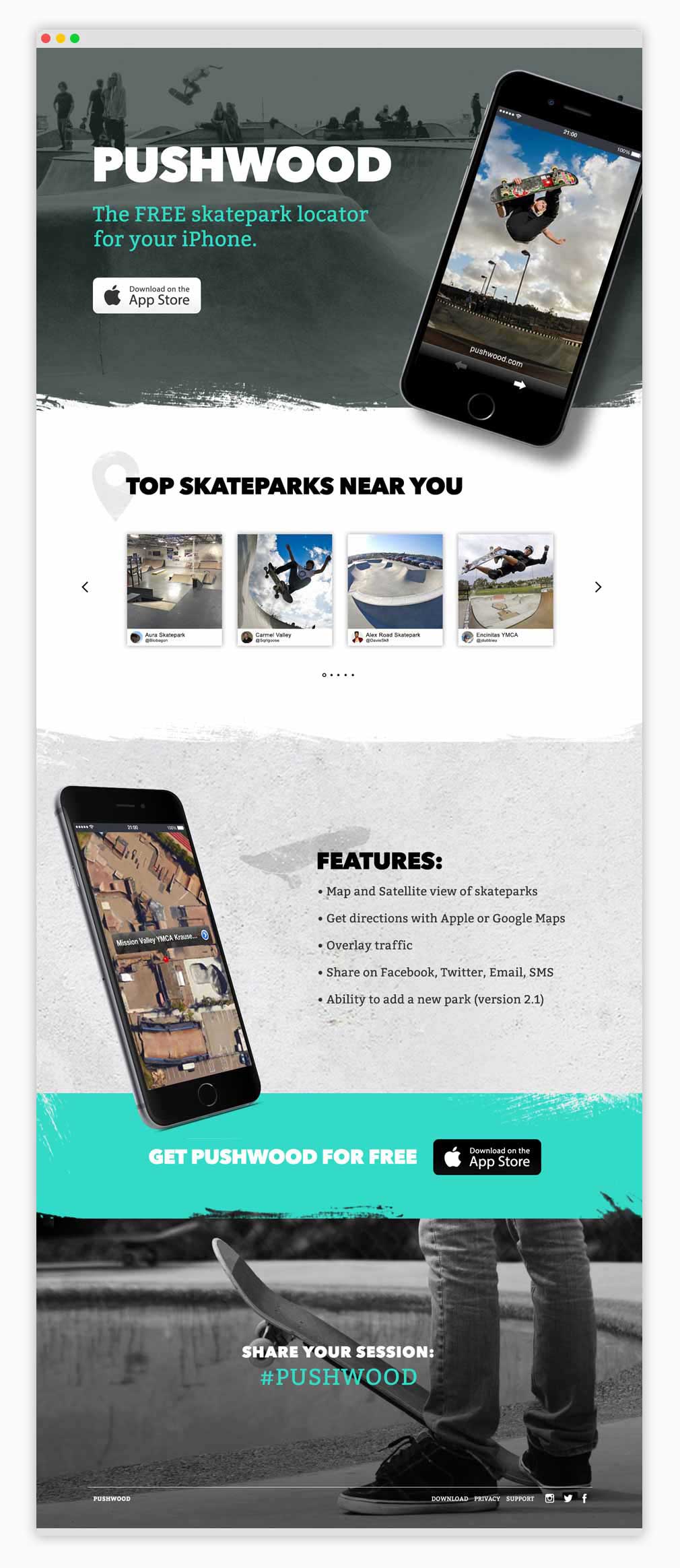 Pushwood Web Design by Bob Burks