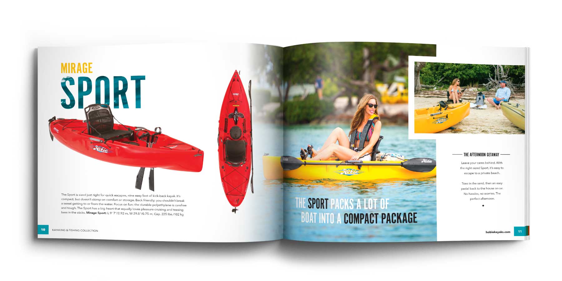 Hobie Brochure design by Bob Burks