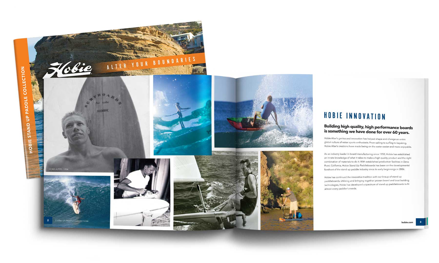 Hobie Brochure design by Bob Burks