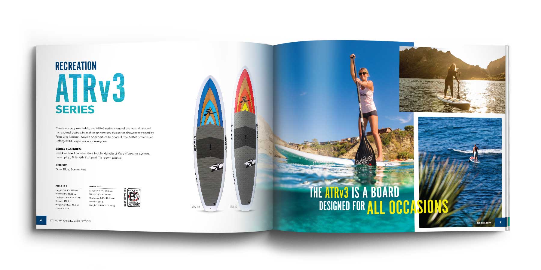 Hobie Brochure design by Bob Burks