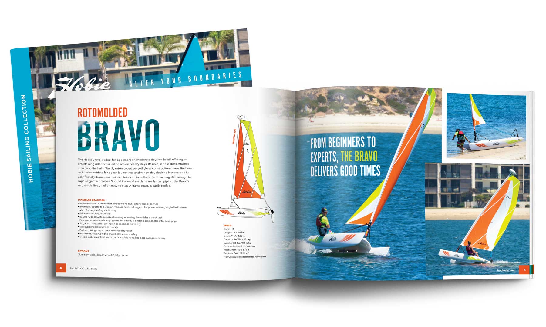 Hobie Sailing Brochure by Bob Burks