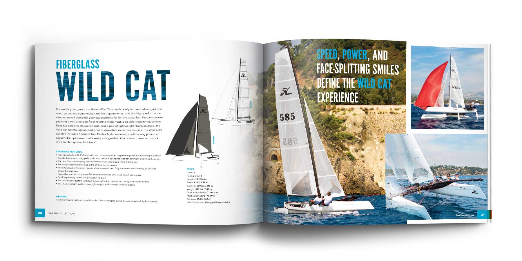 Hobie Sailing brochure by Bob Burks