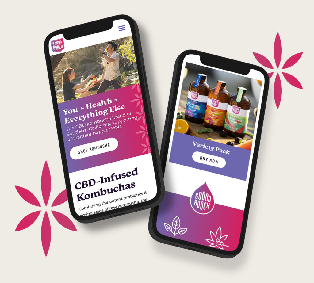 Kannabooch website design